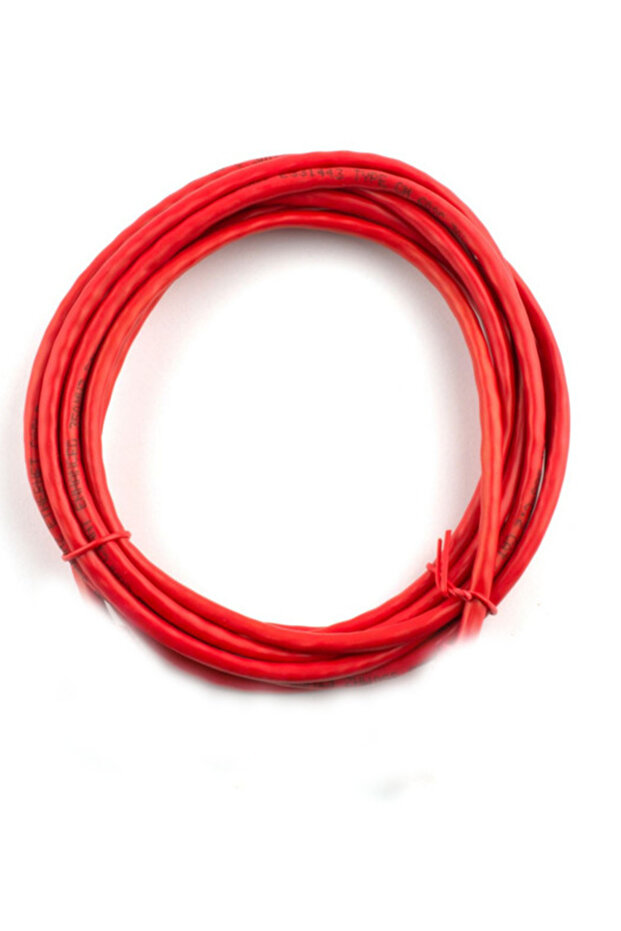 كابل توصيل Cat6 UTP LSOH بطول 3 أمتار باللون الأحمر