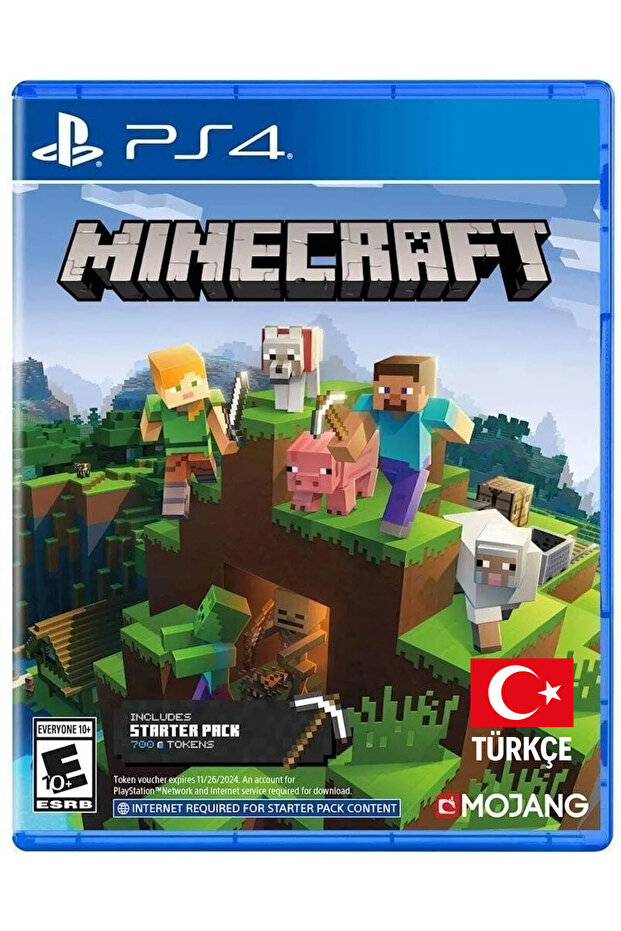 Mojang Minecraft Standart Edition Ps4 ve Ps5 Uyumlu Türkçe Dijital
