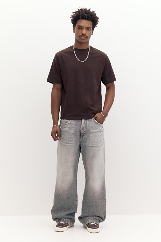 تي شيرت قطني أساسي بأكمام قصيرة - 2