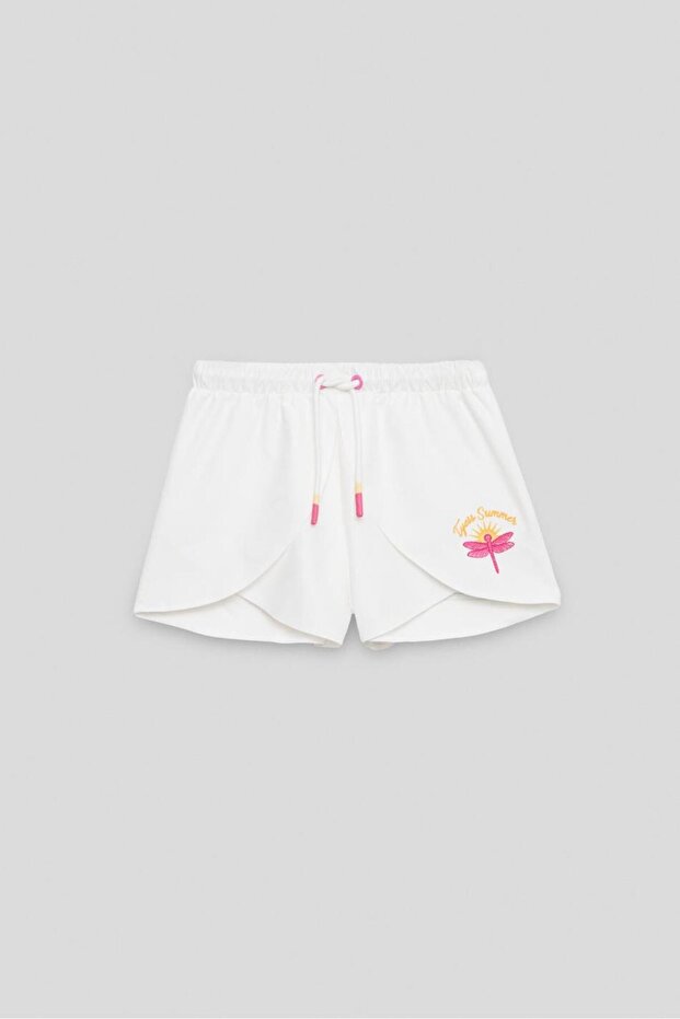 Bg Store Girl's White Shorts
