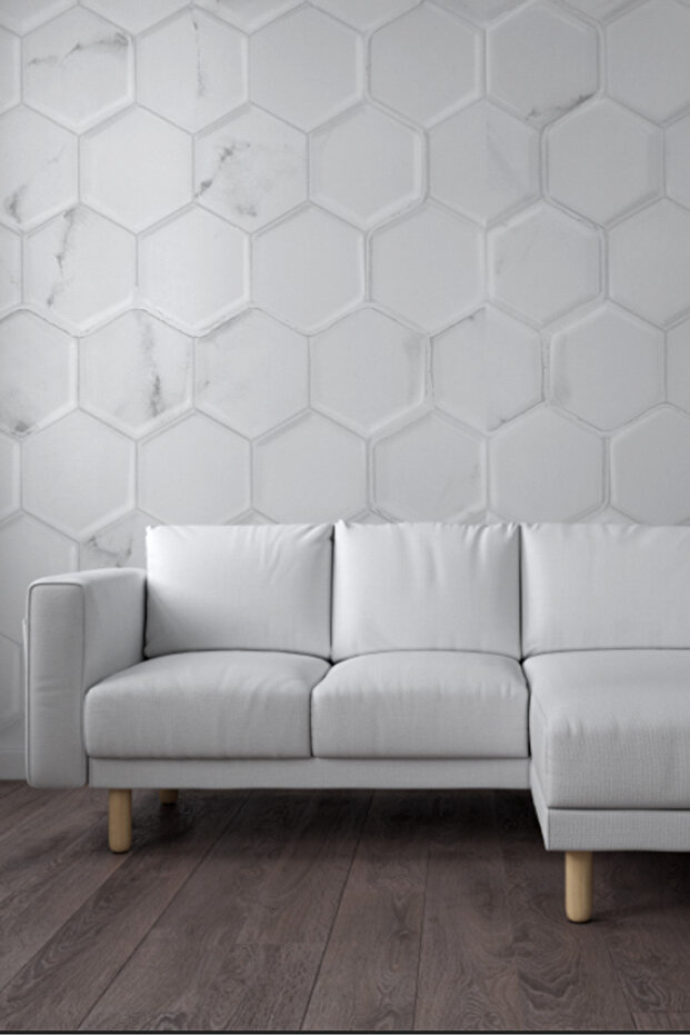 Self-Adhesive Wall Covering Foil – Cabinet, Kitchen, and Tile Covering - Dvr-1039