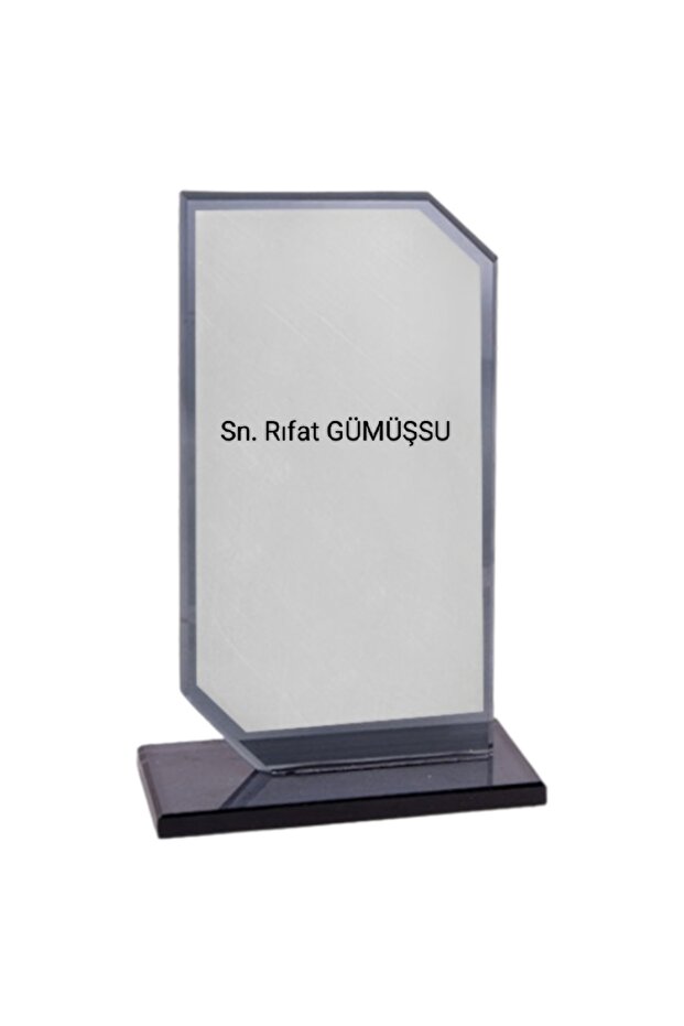 Kristal plaket