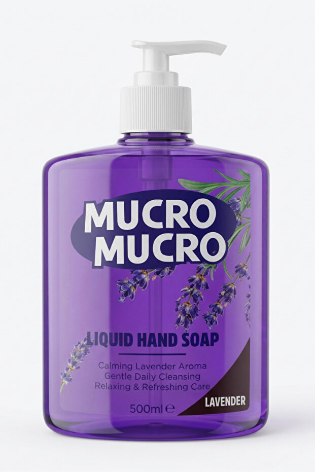 Mucro Mucro Lavanta Özlü Rahatlatıcı Sıvı El Sabunu - 500 ml Şişe