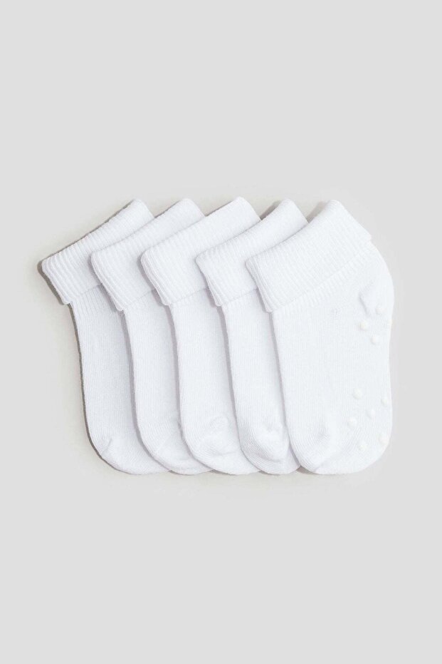 5-pack anti-slip socks