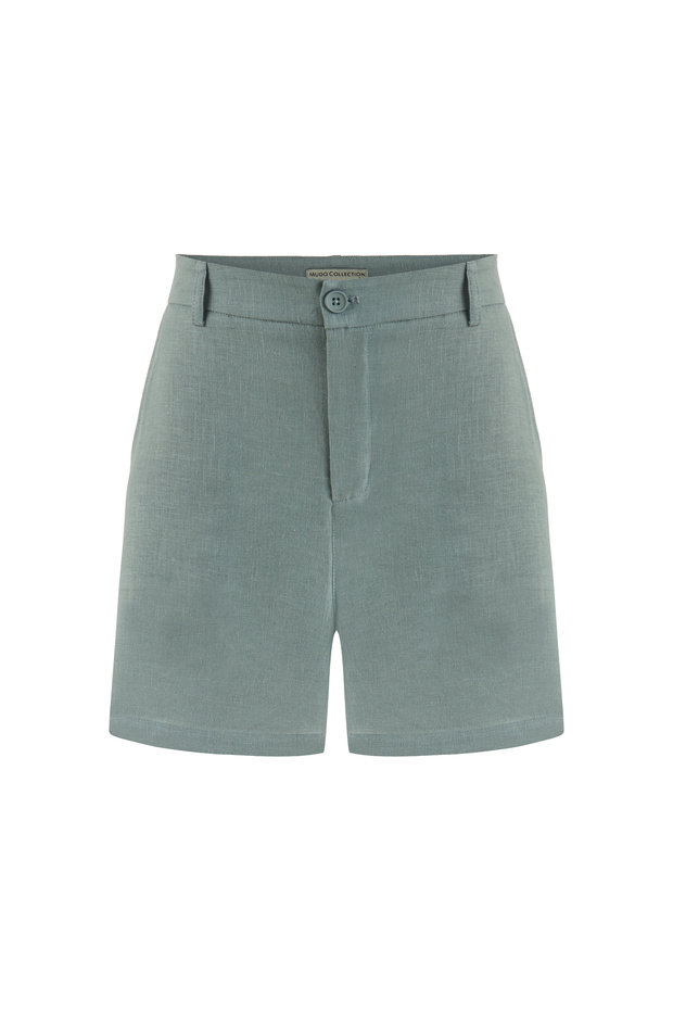 KETEN MİNİ ŞORT - 4