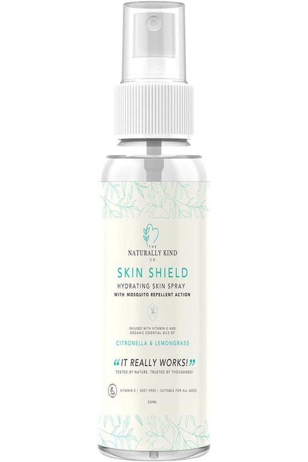 Skin Shield Mosquito Repellent & Hydrating Spray, Suitable for Kids, Citronella & Lemongrass, 250ml