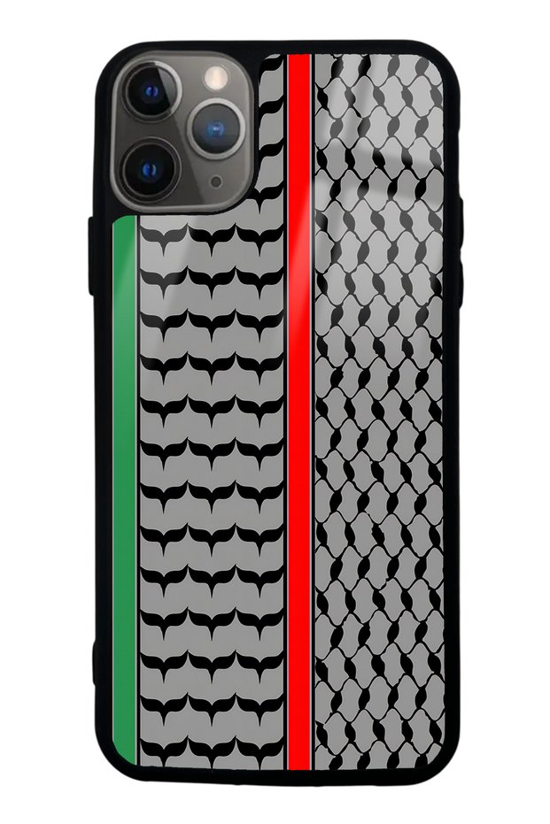 iPhone 11 Pro Max Glossy Phone Case with Linear Design