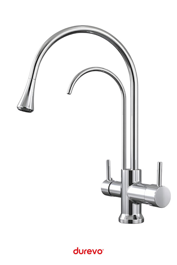 Damla Series - 3-Way Kitchen Sink Faucet with Water Purification (Water-Saving Sink Faucet)