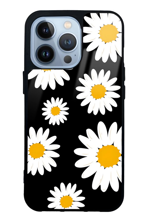 iPhone 13 Pro Daisy Design Glossy Phone Case