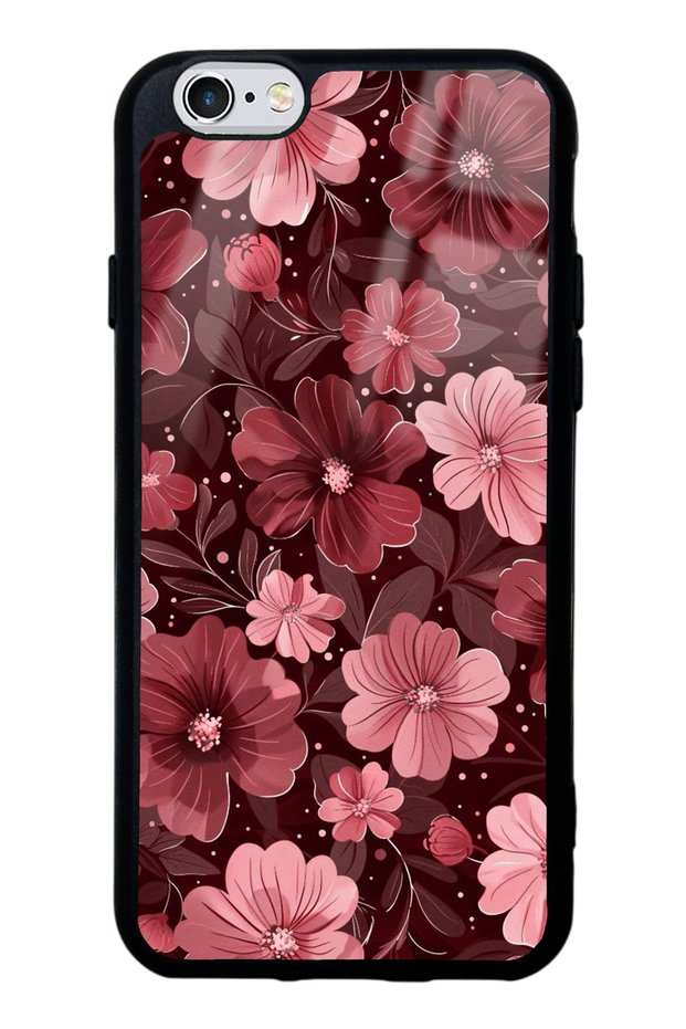 iPhone 6S Velvet Burgundy Design Glossy Phone Case