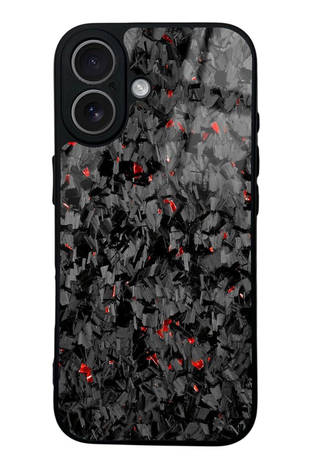 iPhone 17 Glossy Phone Case with Embers Design