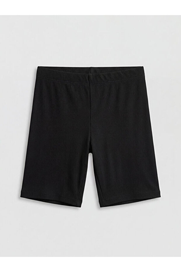 Rmz Gi̇yi̇m Farkliya Ribbed Girls' Short Leggings