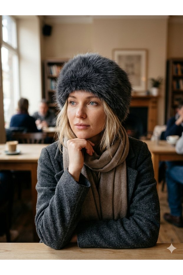 Plush Women's Beret Plush Women's Hat Lolita Furry Cap Hat
