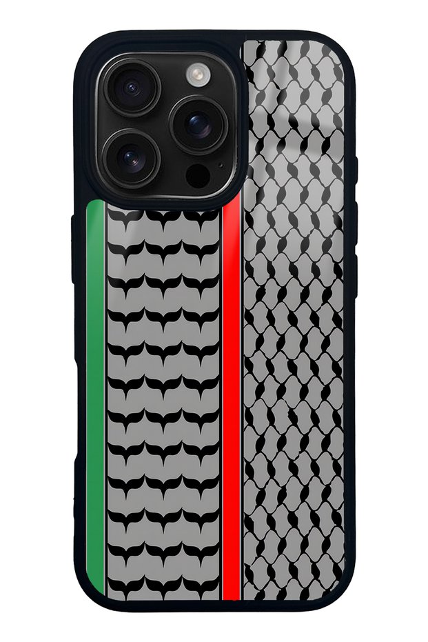 iPhone 16 Pro Glossy Phone Case with Linear Design