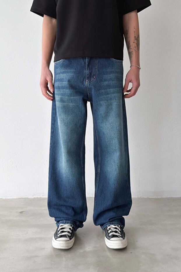 Striped Baggy Jeans