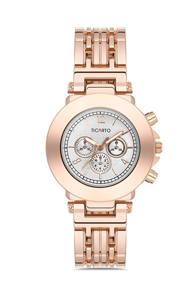 Rose Gold Color Wristwatch Tctss000307S0490