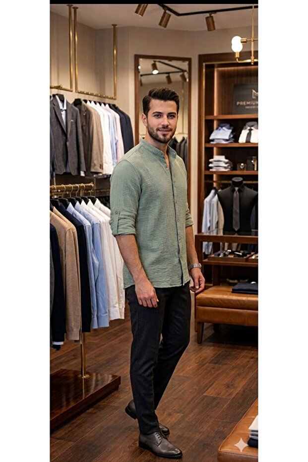 Organic Cotton Muslin Shirt