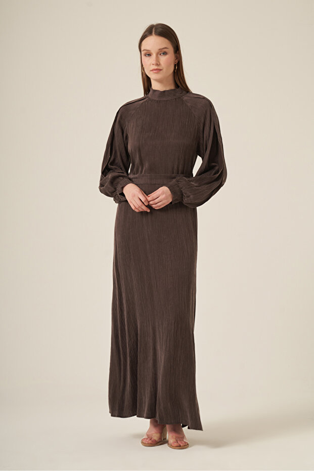 Women's Zeugma Silk Kupra Dress Brown 31313