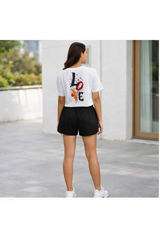 Basic Oversize T-Shirt and Shorts Set – Relaxed Fit, Casual Sports Combo