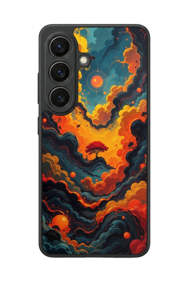 Samsung Galaxy S26 Compatible Abstract Design Glossy Premium Case