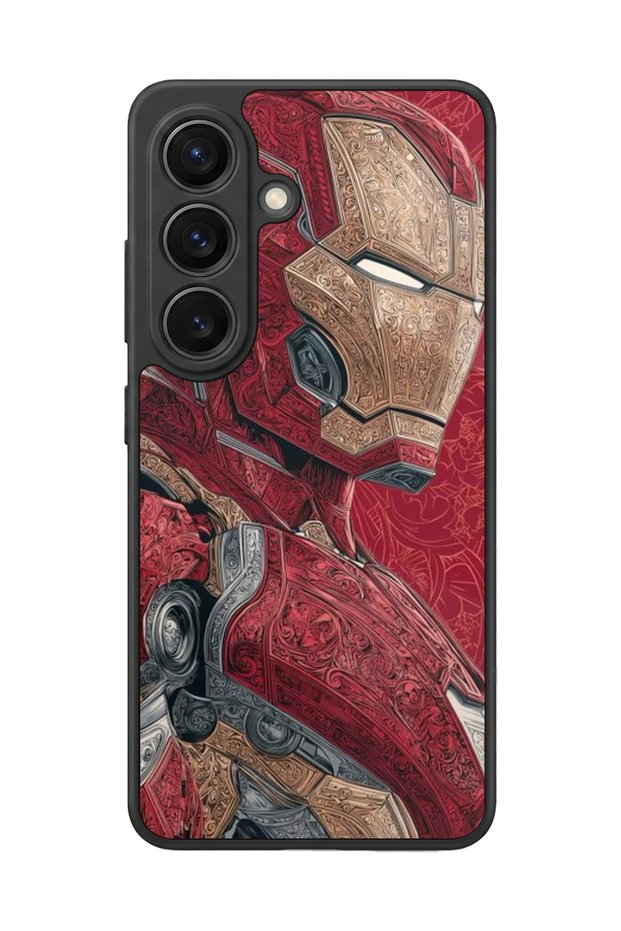 Samsung Galaxy S26 Compatible Glossy Premium Case with Iron Man Design