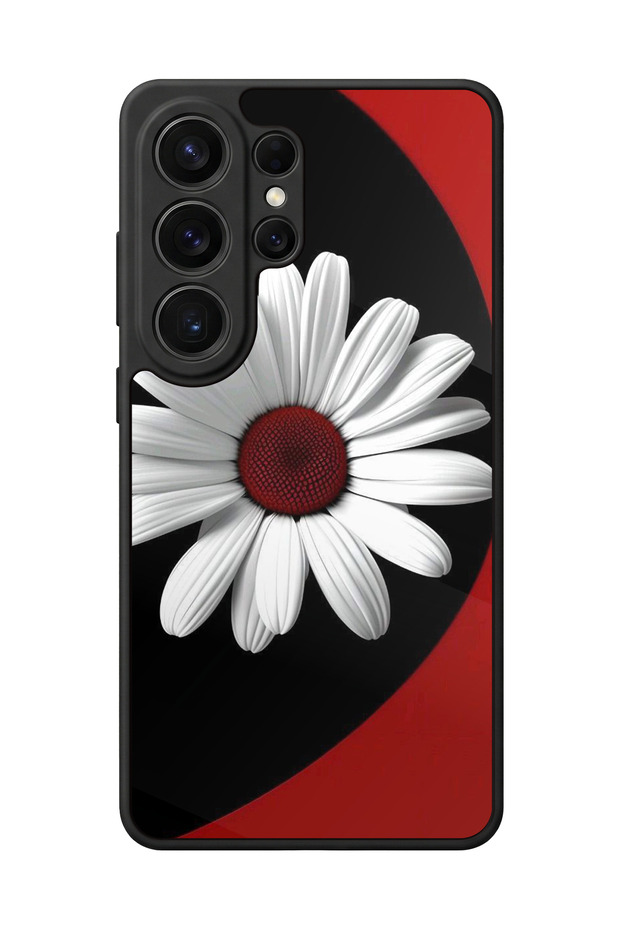Samsung Galaxy S26 Ultra Compatible Glossy Premium Case with Flower Design