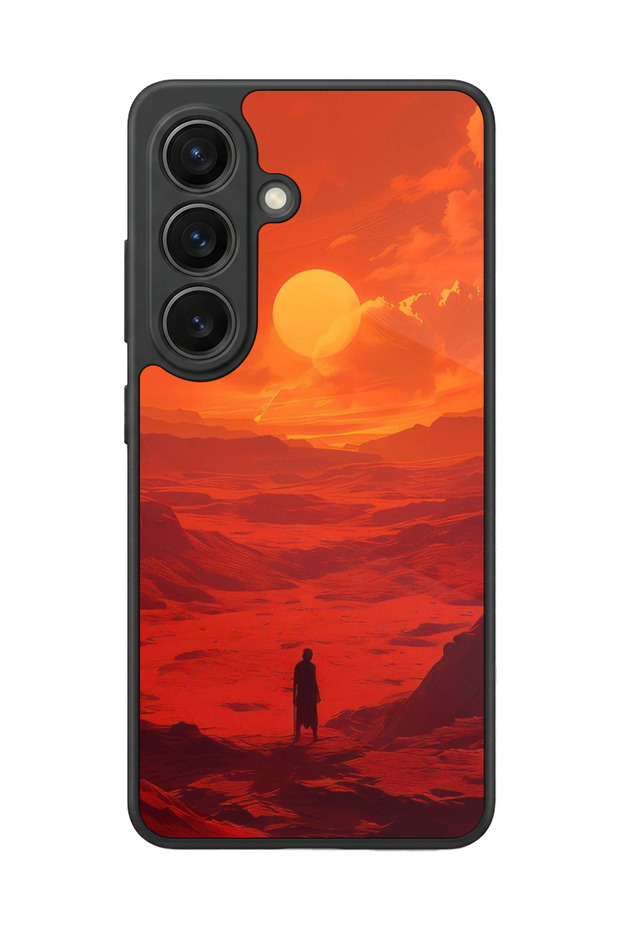 Samsung Galaxy S26 Compatible Sun Design Glossy Premium Case