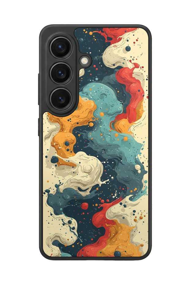 Samsung Galaxy S26 Compatible Abstract Design Glossy Premium Case
