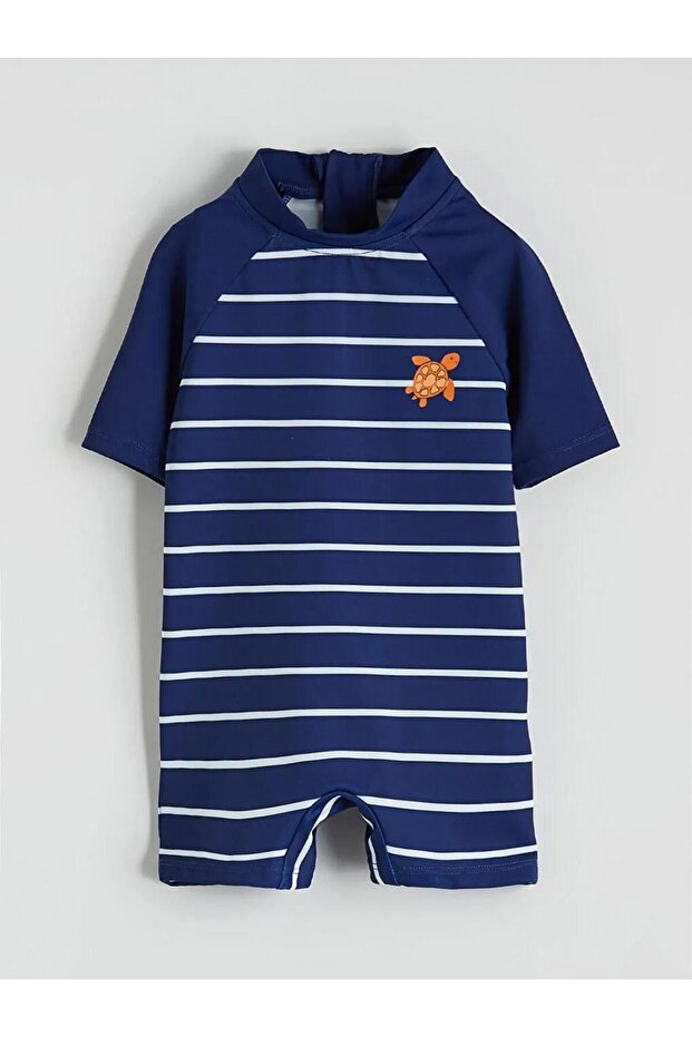 Printed Baby Boy Jumpsuit Swimsuit (S6)