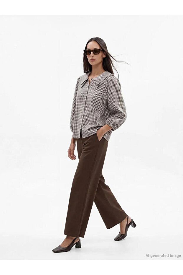 Elastic Waist Modal Blend Women's Trousers (S6)