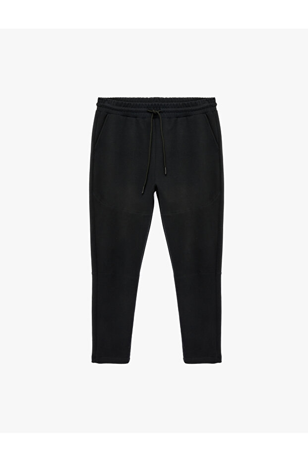 Cotton Pocketed, Tie-Waist Sports Sweatpants