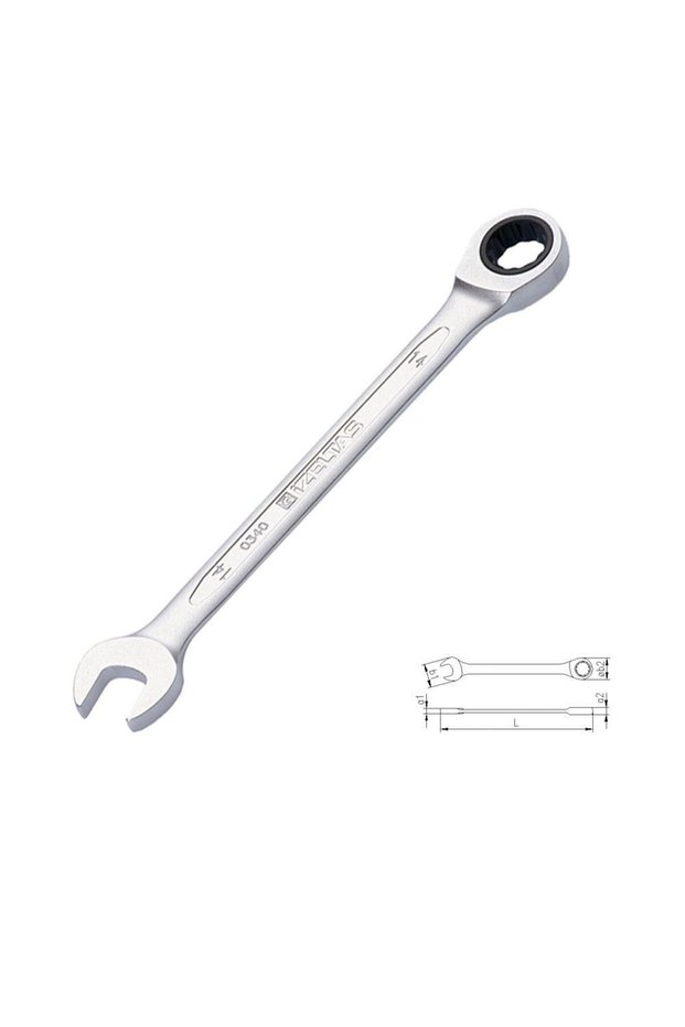 İzeltaş 0340 Ratchet Combined Wrench 24 mm
