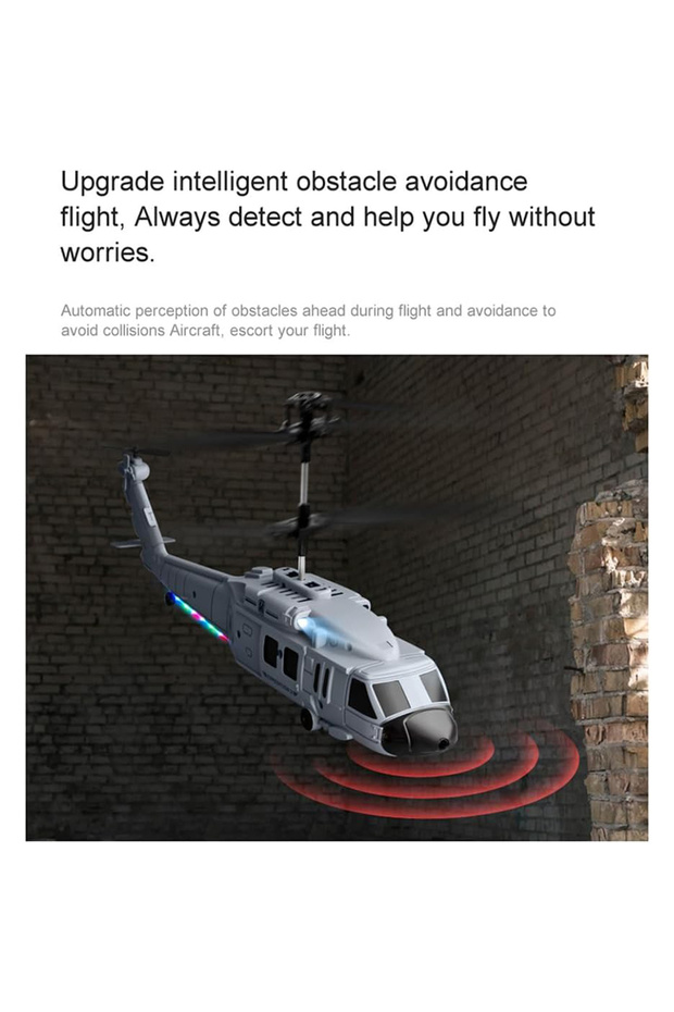 RC Helicopter with Intelligent Hovering Gesture Sensing and Obstacle Avoidance Flight Functions - 7