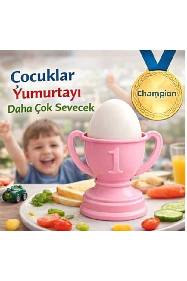 Champion Egg Cup Decorative Poached Egg Holder Breakfast Egg Stand
