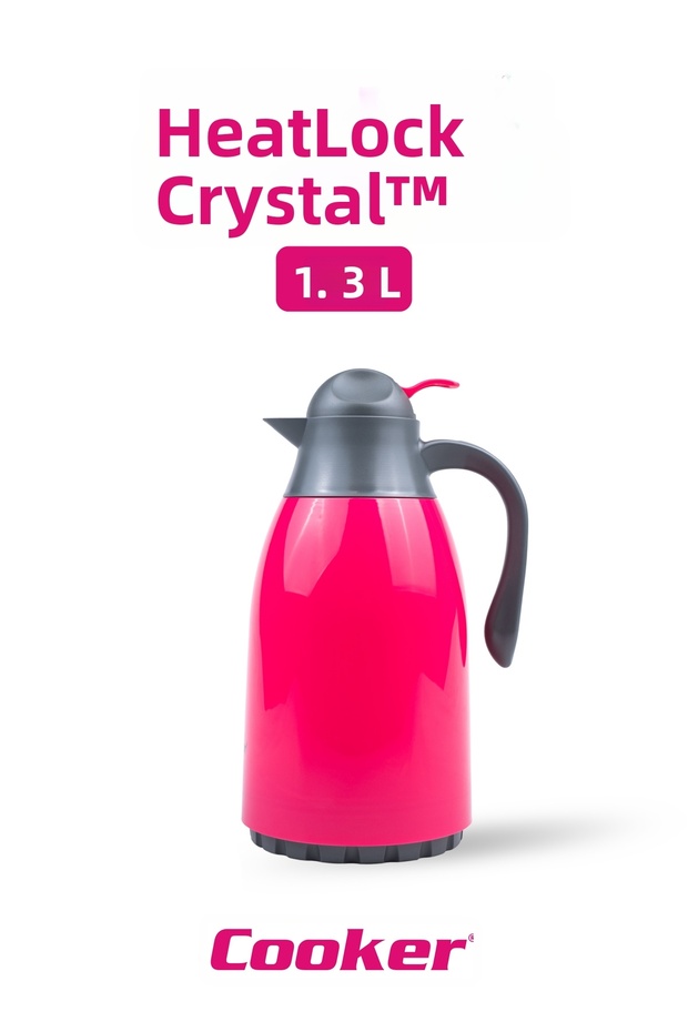 Heatlock Crystal 1.3 Liter Glass Thermos Ckr2018
