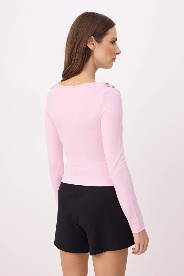 Pembe Bluz TWOAW26BZ00287 - 4