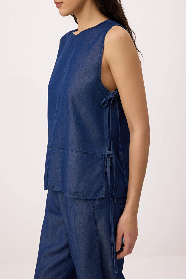 Mavi More Sustainable %100 Tencel Denim Bluz TWOSS26BZ00515 - 4