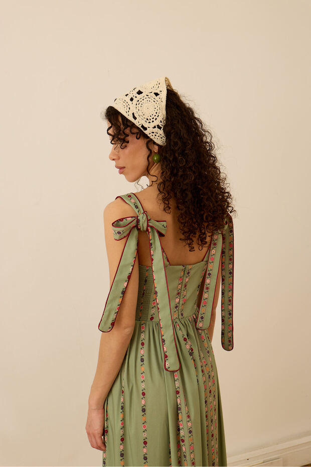 Maya Maxi Elbise - 5