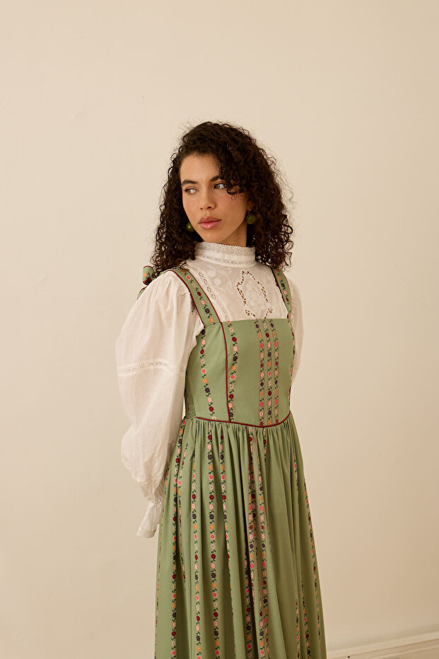 Maya Maxi Elbise - 4