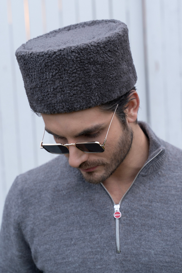 Kafkas Kalpağı Deri Şapka - 8