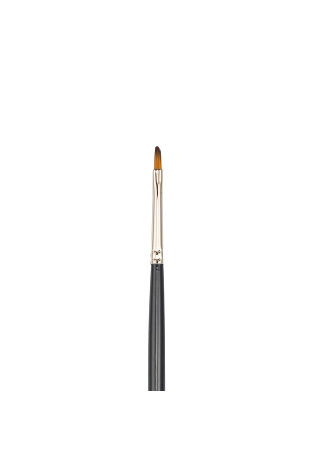 200Kf Series Synthetic Bristle Cat Tongue Brush No: 0 X 12 Pieces