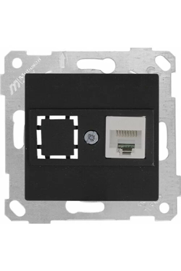 ريتا مقبس بيانات أسود 1*RJ45 (CAT6) (MKZ)