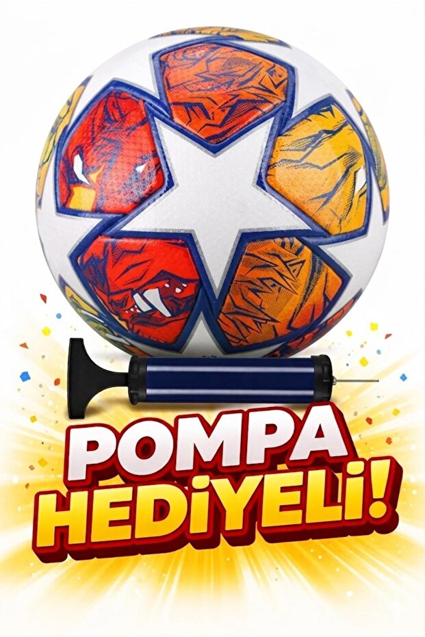 OnlyTech Dünya Kupas 1.kalite Futbol Topu Halı Saha Çim Saha Sporcu Top Pompa Dahil