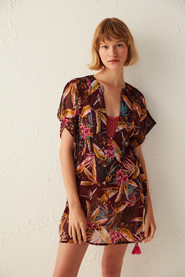 Basic Printed Kaftan - 2