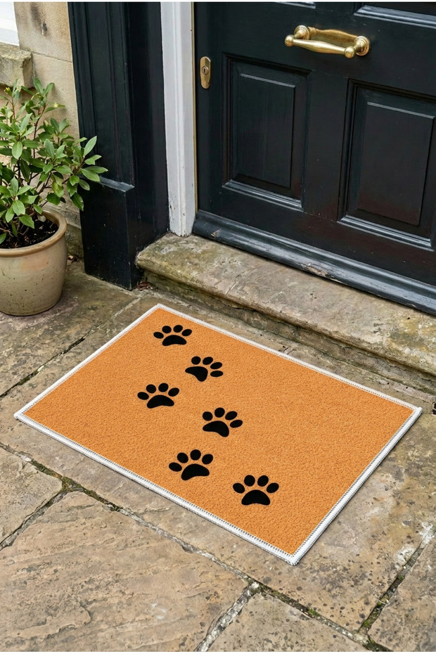 Cute Paw Prints Door Mat