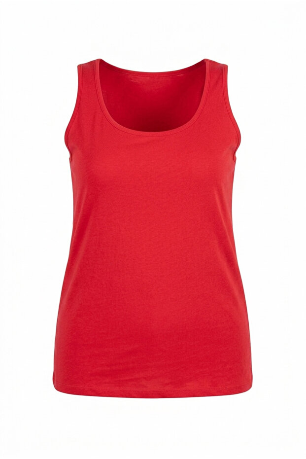 Large Size Zero Sleeve Basic Undershirt 1097164 - 6