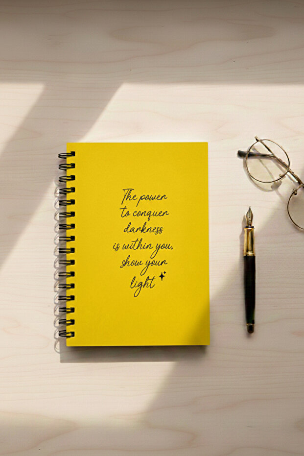Power Colorful Hard Cover Undated Planner Agenda - 160 Pages