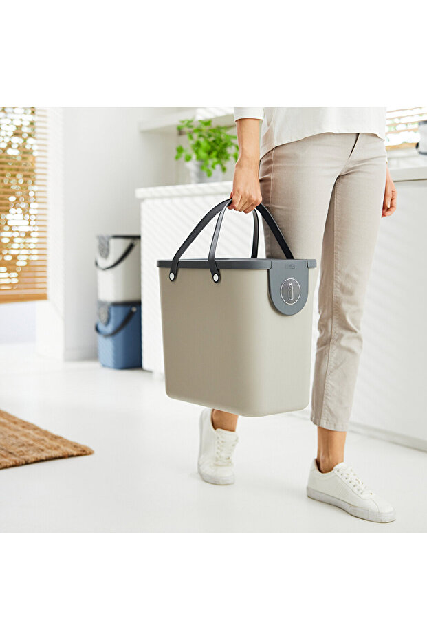 Albula Çöp Kovası Bej 25 lt - 2