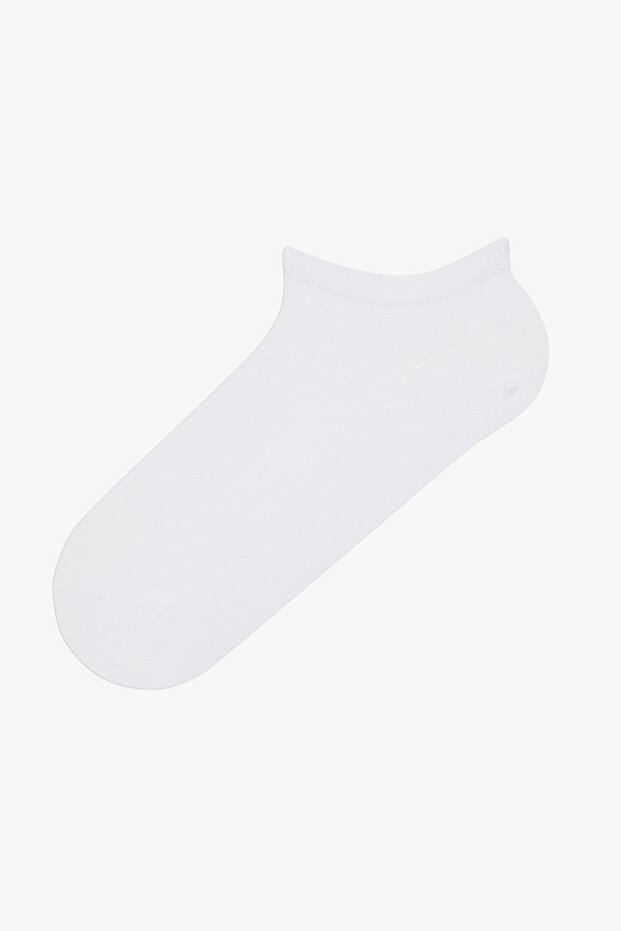 Basic Beyaz 10lu Patik Çorap - 2
