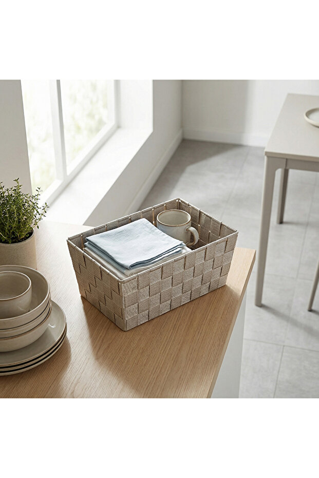 Plastik Örme Saklama Kutusu M - 3